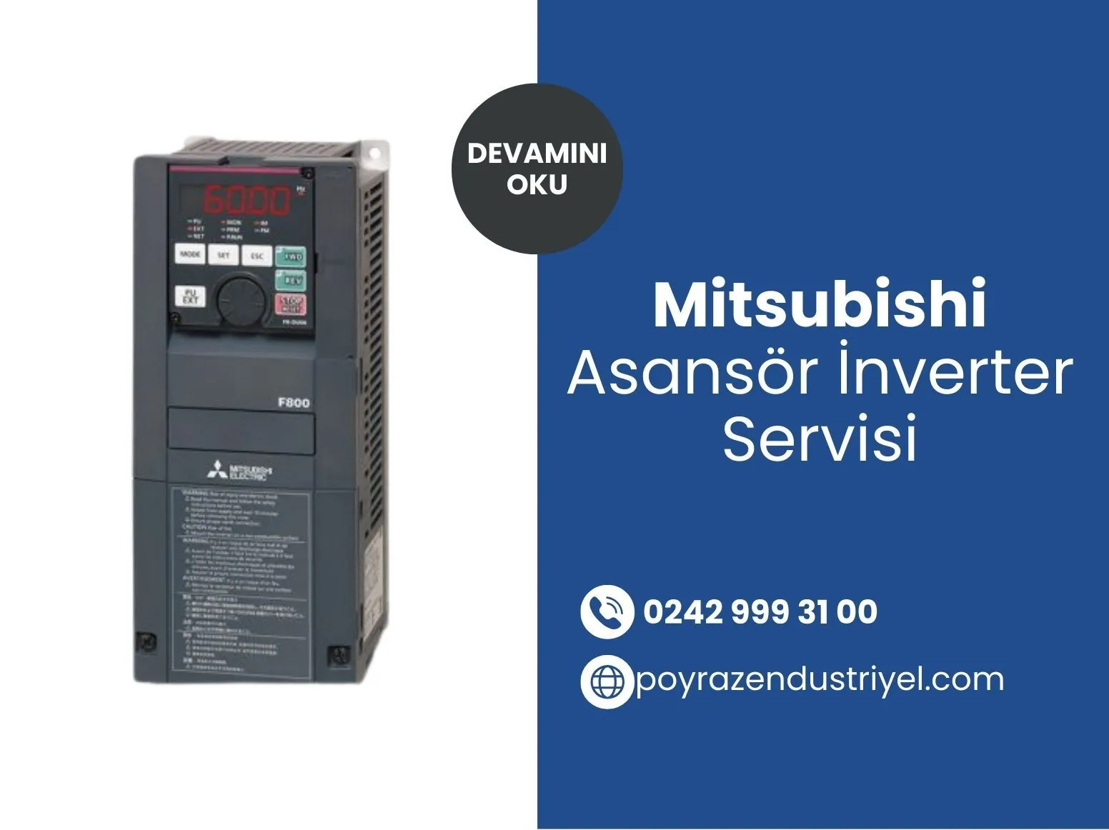 Mitsubishi Asansör İnverter Servisi